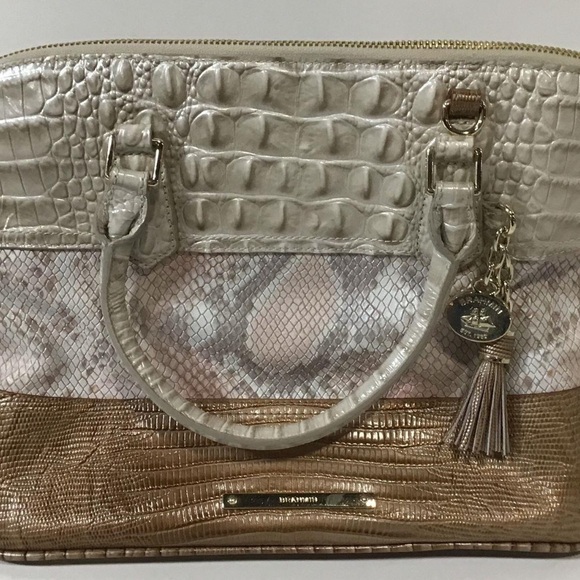 Brahmin Handbags - Women’s Brahmin Melbourne Tri-tone Print Satchel Bag